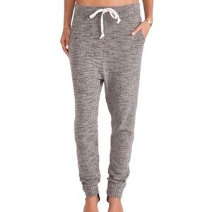 Free People Sweater Harem Pant Joggers Womens Small Charcoal Grey Lounge Comfy